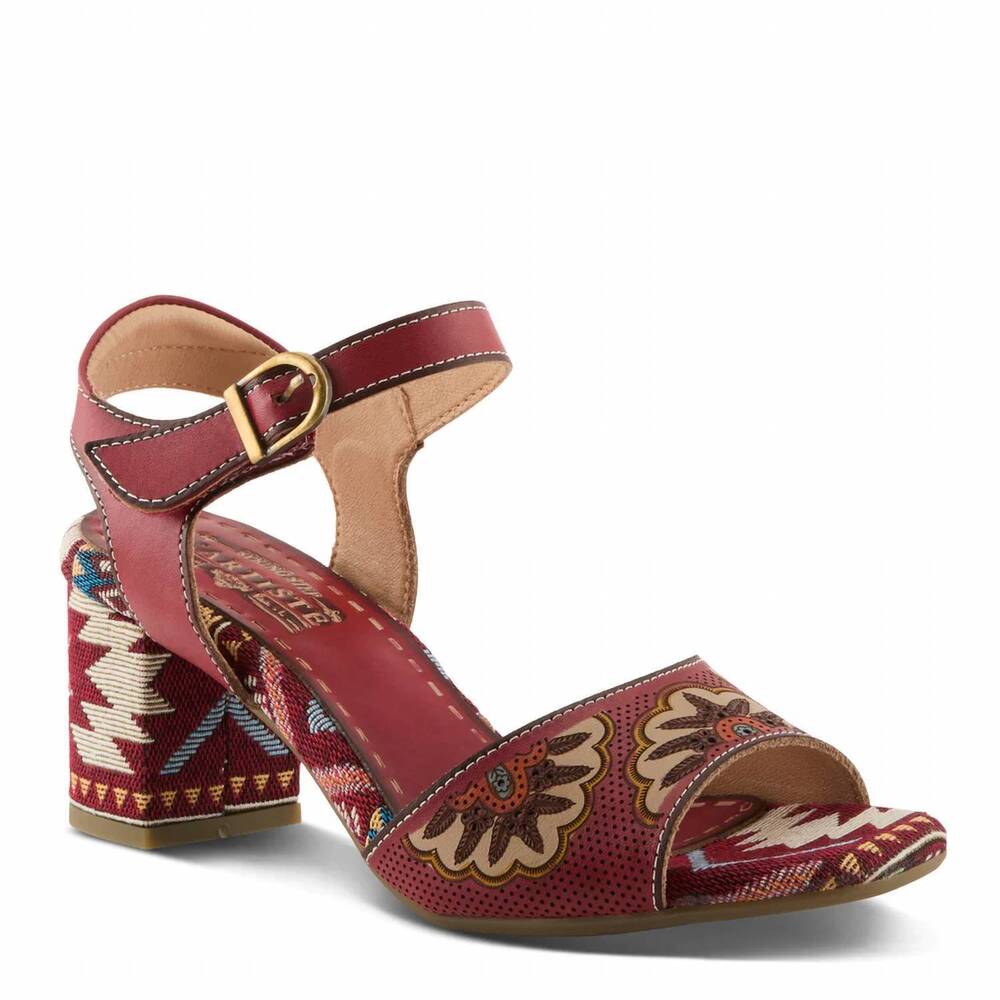 NEW SPRING STEP SHOES women's sassyclass sandals in red multi